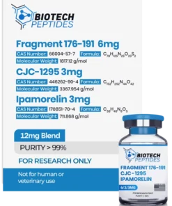 Fragment 176-191 & CJC-1295 & Ipamorelin Blend (12mg)